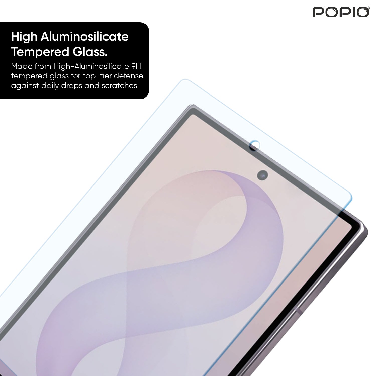 Tempered Glass for Samsung Galaxy Z Fold8 (Transparent) Case Friendly Full Screen Coverage Edge to Edge, Pack of 1