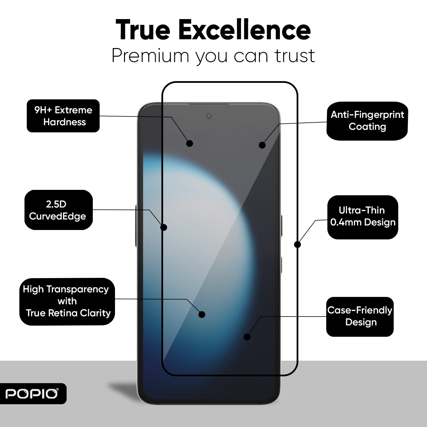 Tempered Glass for Nothing Phone 3A Lite (Black) Edge to Edge , Pack of 1