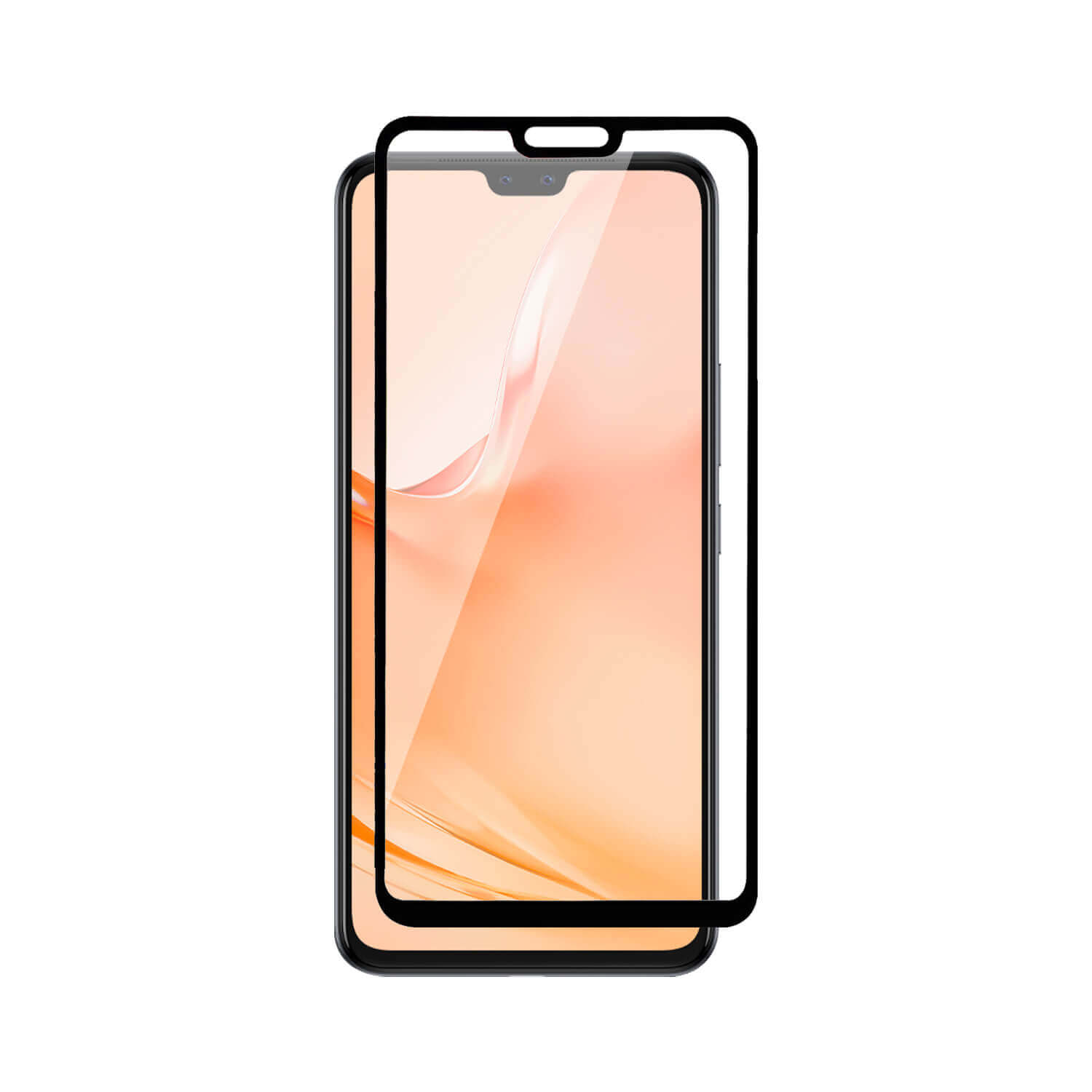 Tempered Glass for vivo V20 Pro (Black) Edge to Edge , Pack of 1