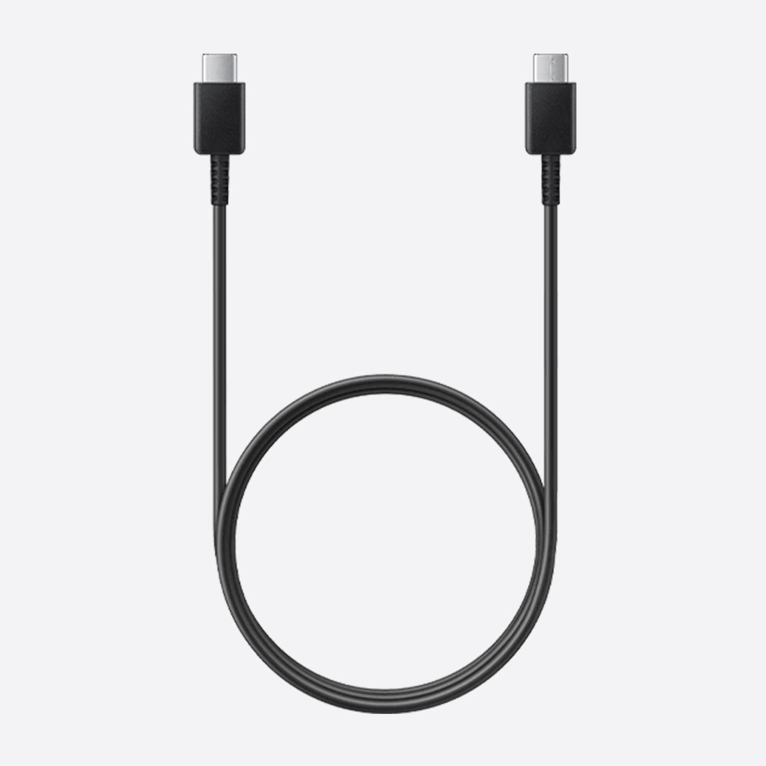 POPIO 1M USB-C to USB-C PD Cable (Black) – 100W Fast Charging & High-Speed Data Transfer, Durable Tangle-Free Design, Compatible with Samsung Galaxy, MacBook, iPad, and More