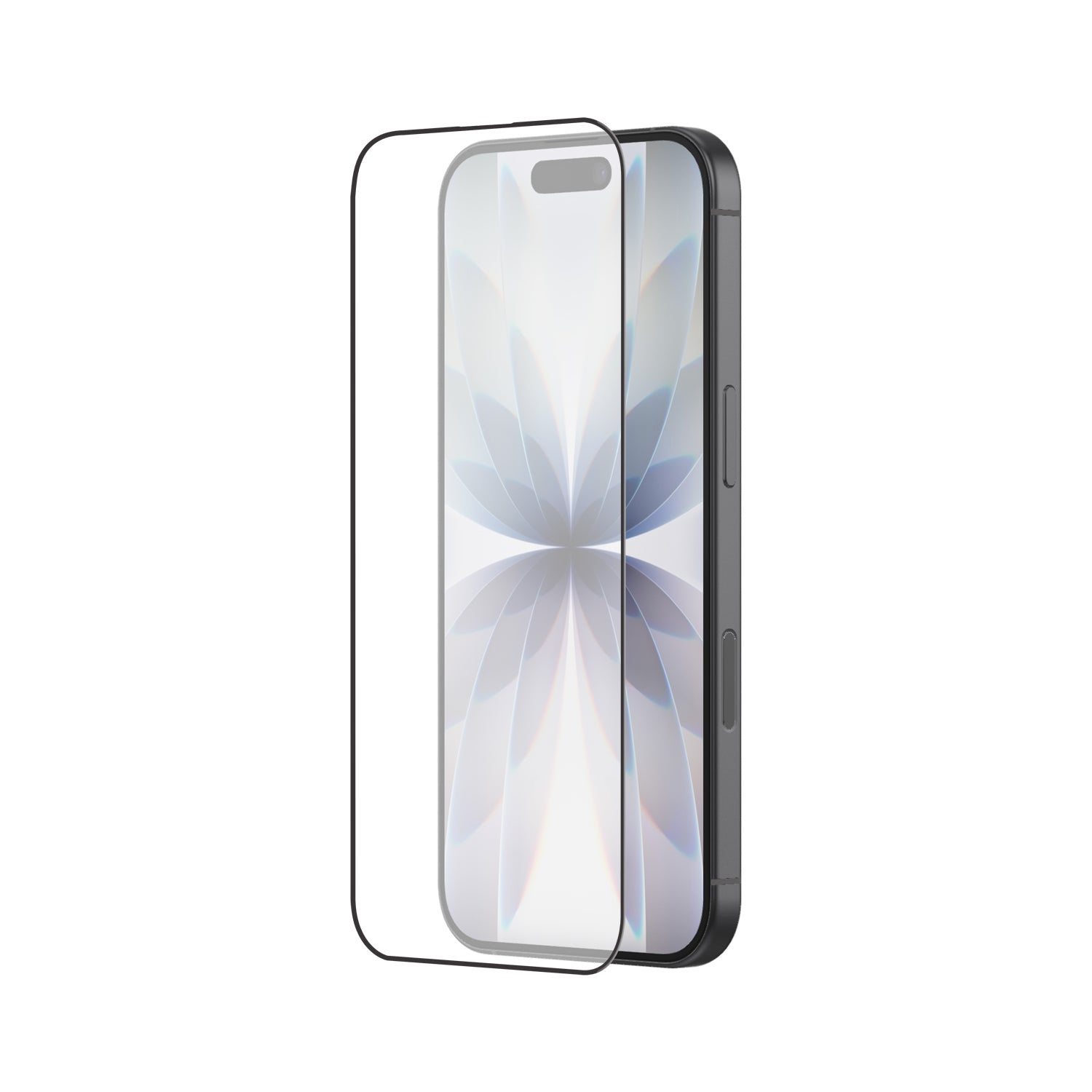 Matte Finish Gaming Tempered Glass Compatible for iPhone 17 (Black) Edge to Edge Coverage , Anti-Glare