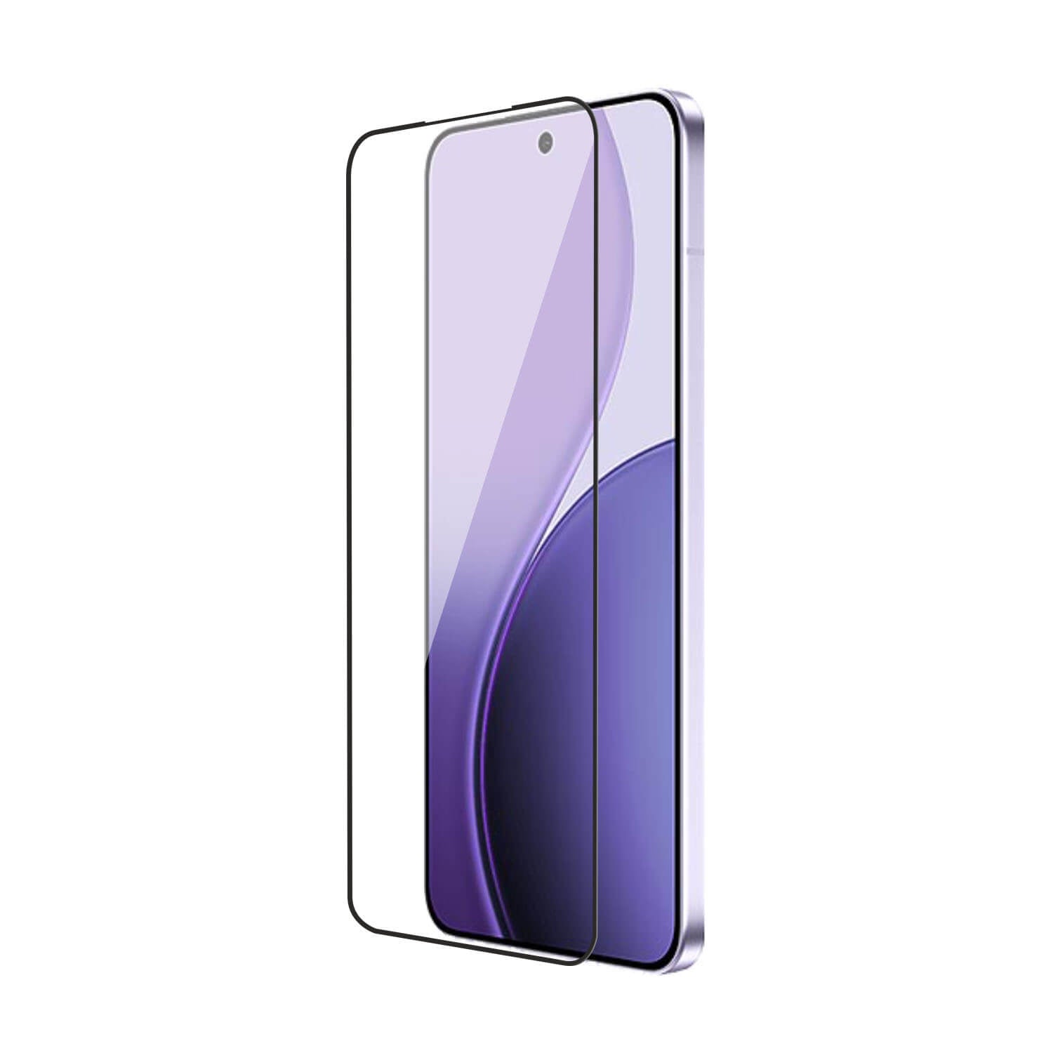 Tempered Glass for Oppo Reno 14 Pro (Black) Edge to Edge , Pack of 1