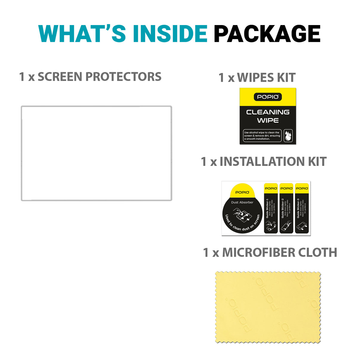 POPIO Military-Grade Gorilla Tempered Glass for Fujifilm X-M5