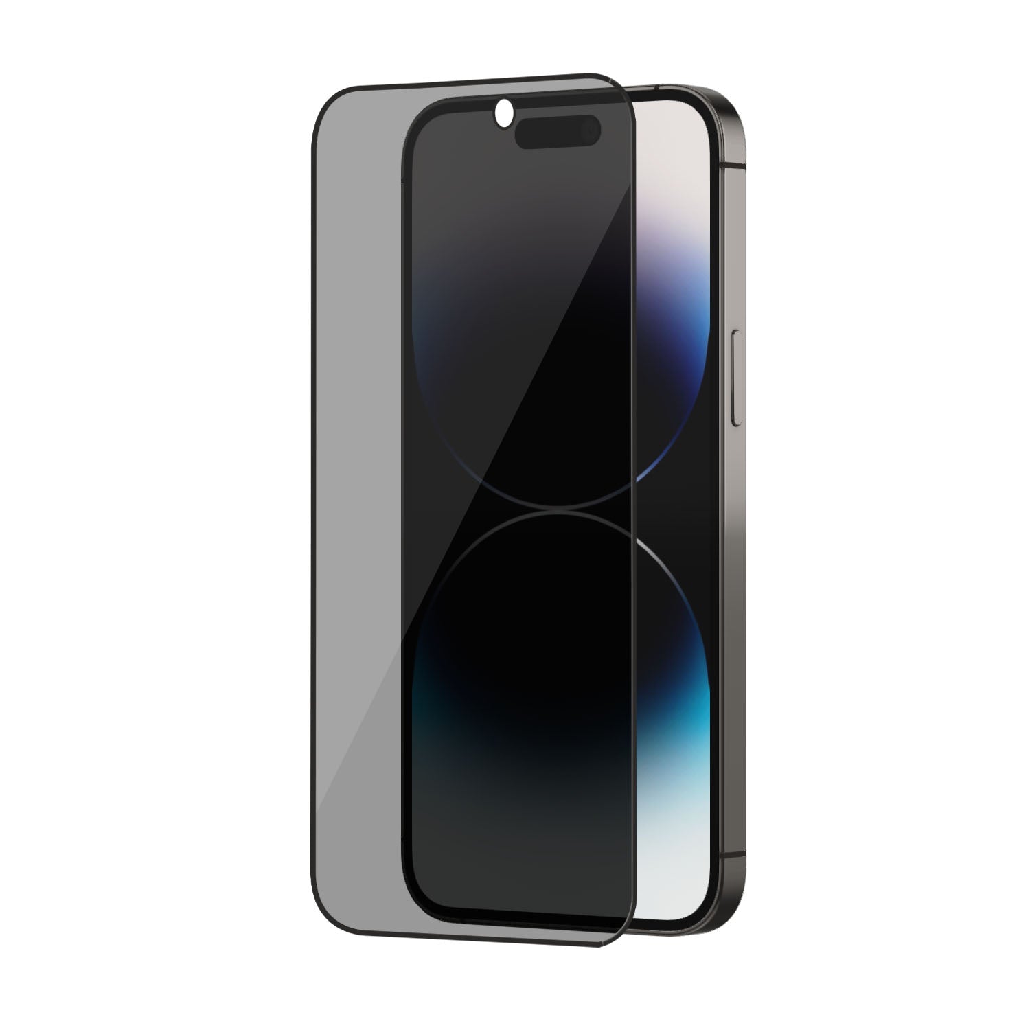 POPIO Privacy Tempered Glass for iPhone 14 Pro Max (Black) , Pack of 1