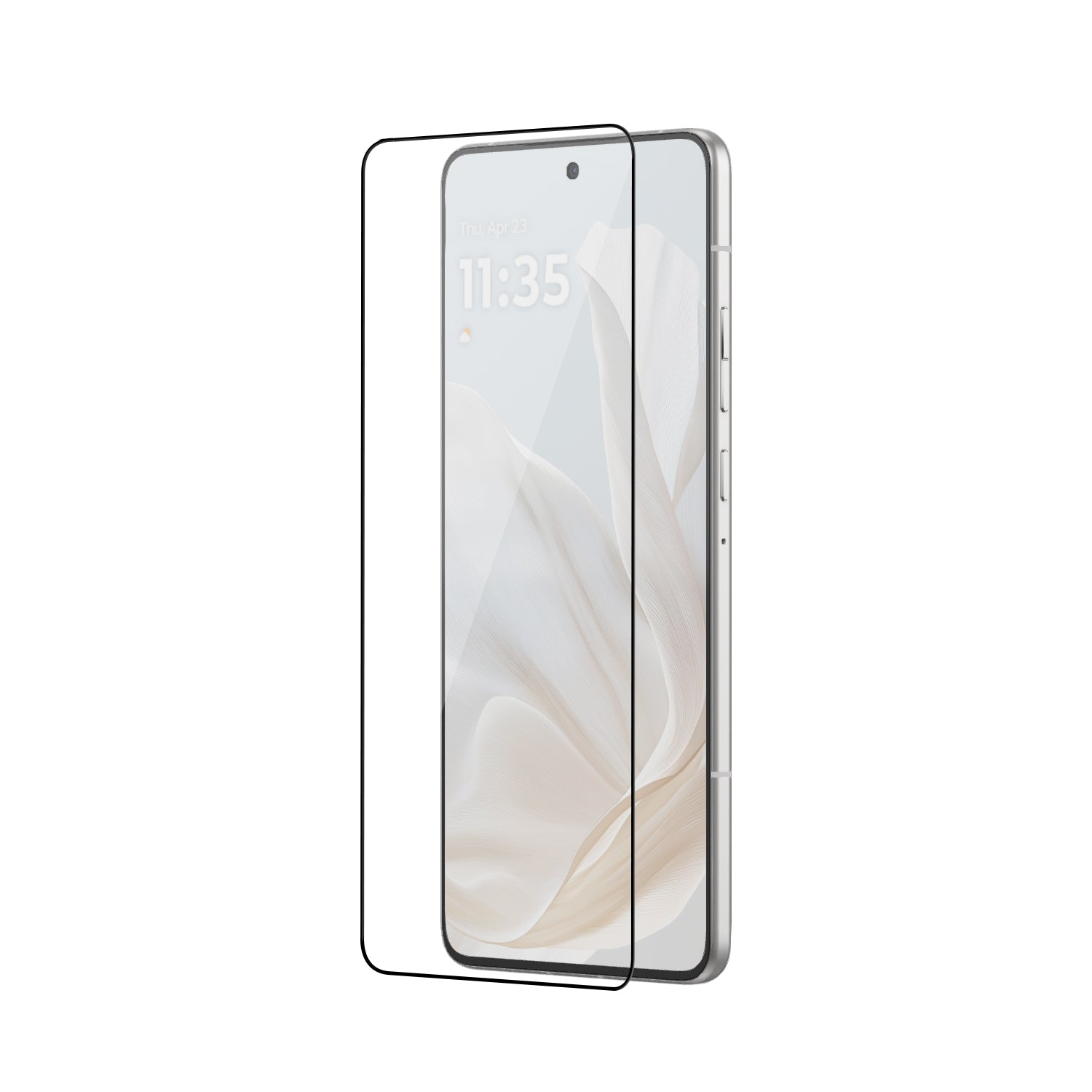 Tempered Glass for Motorola Edge 70 (Black) Edge to Edge , Pack of 1