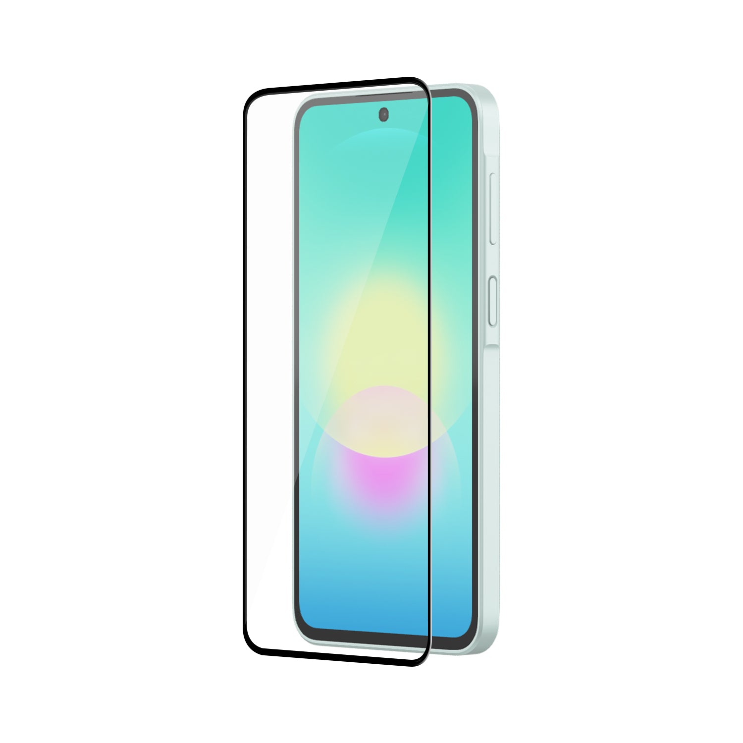 Tempered Glass for Samsung Galaxy A27 / M47 (Black) Edge to Edge, Pack of 1
