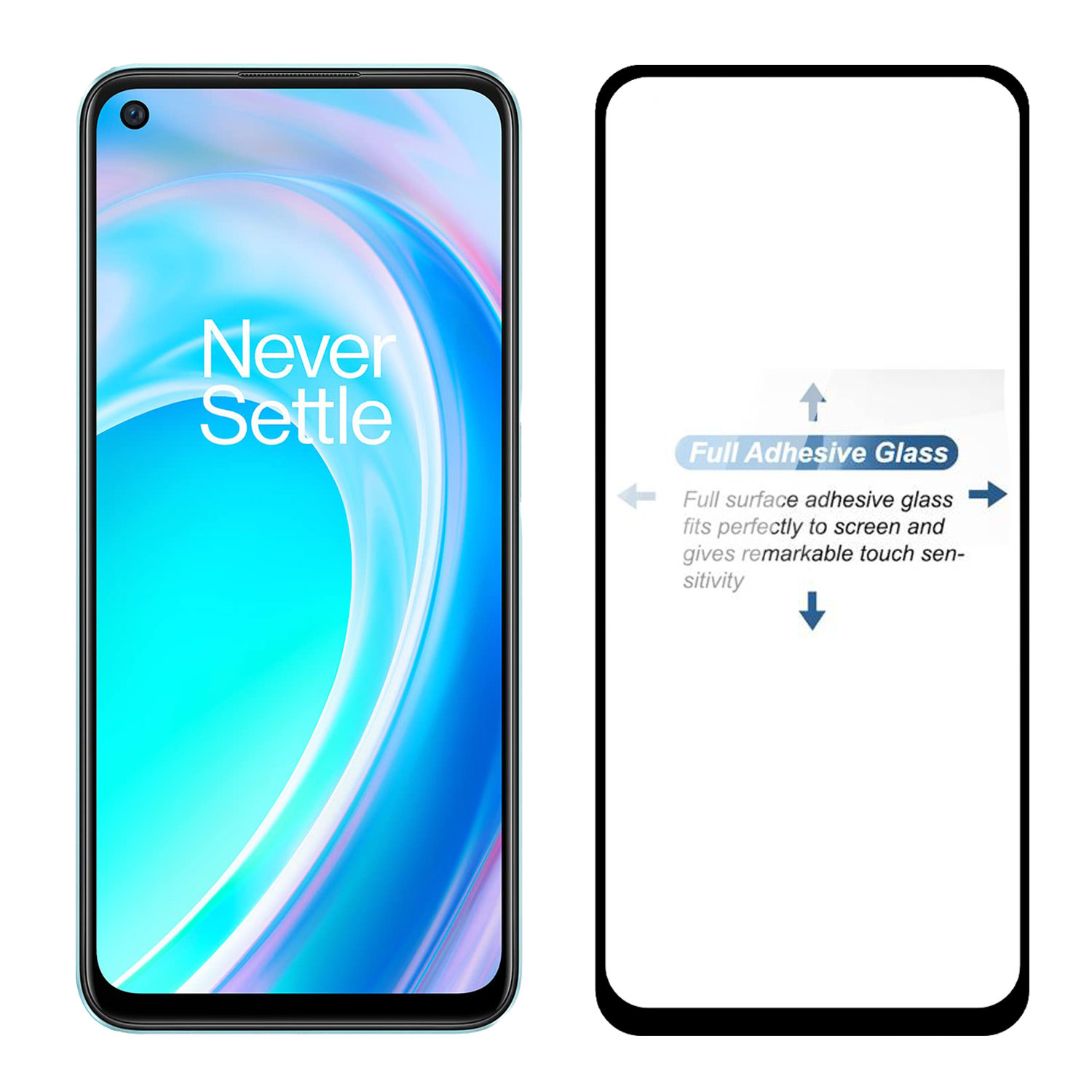 Tempered Glass for OnePlus Nord CE 2 Lite 5G (Black) Edge to Edge , Pack of 1