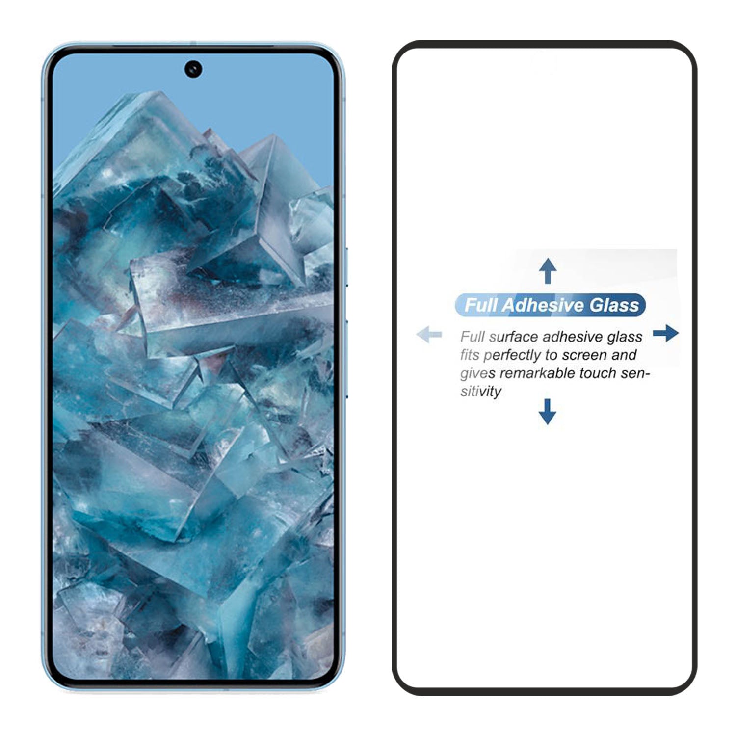 Tempered Glass for Google Pixel 8 Pro, Pack of 1 , Edge to Edge