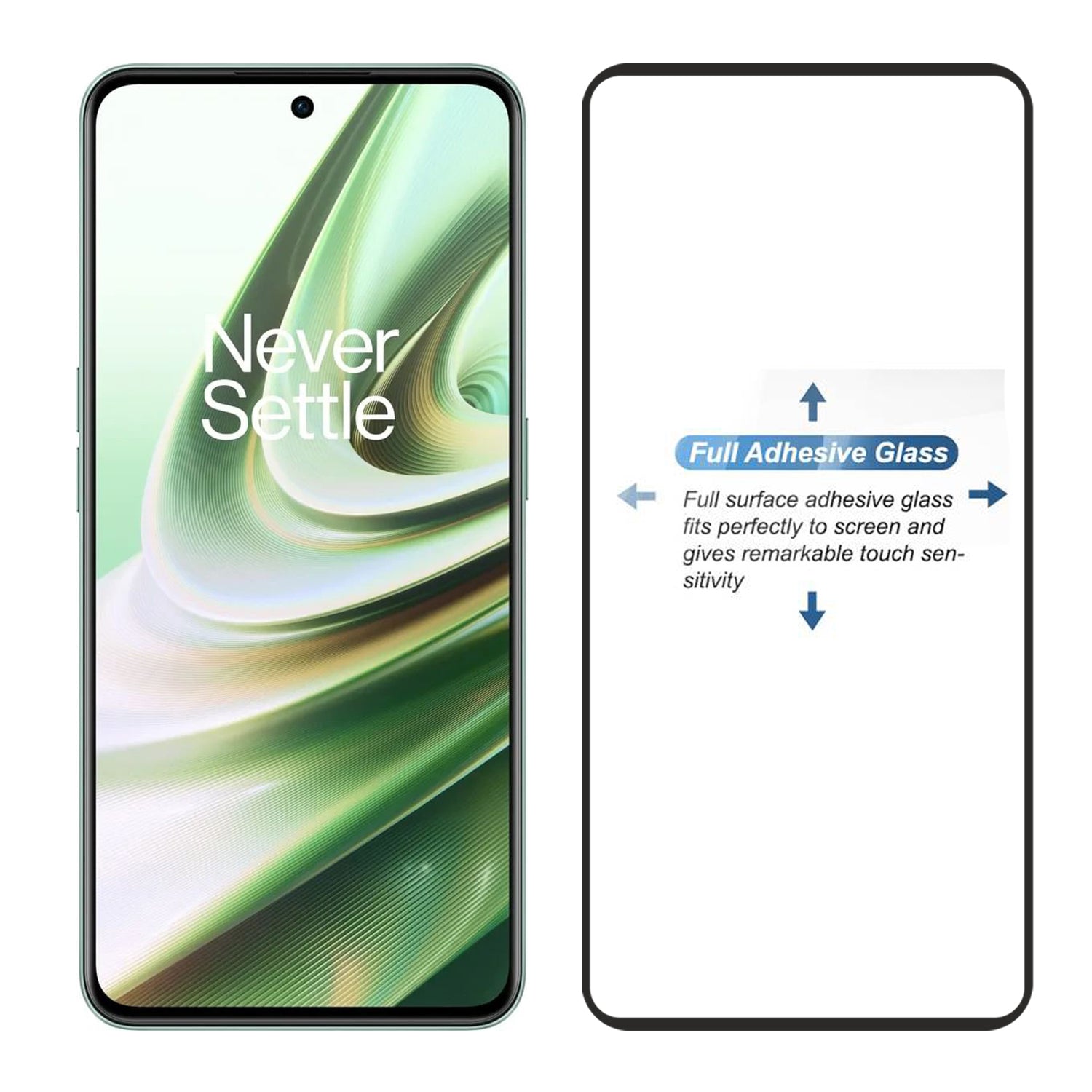 Tempered Glass for OnePlus Nord CE4 (Black) Edge to Edge , Pack of 1