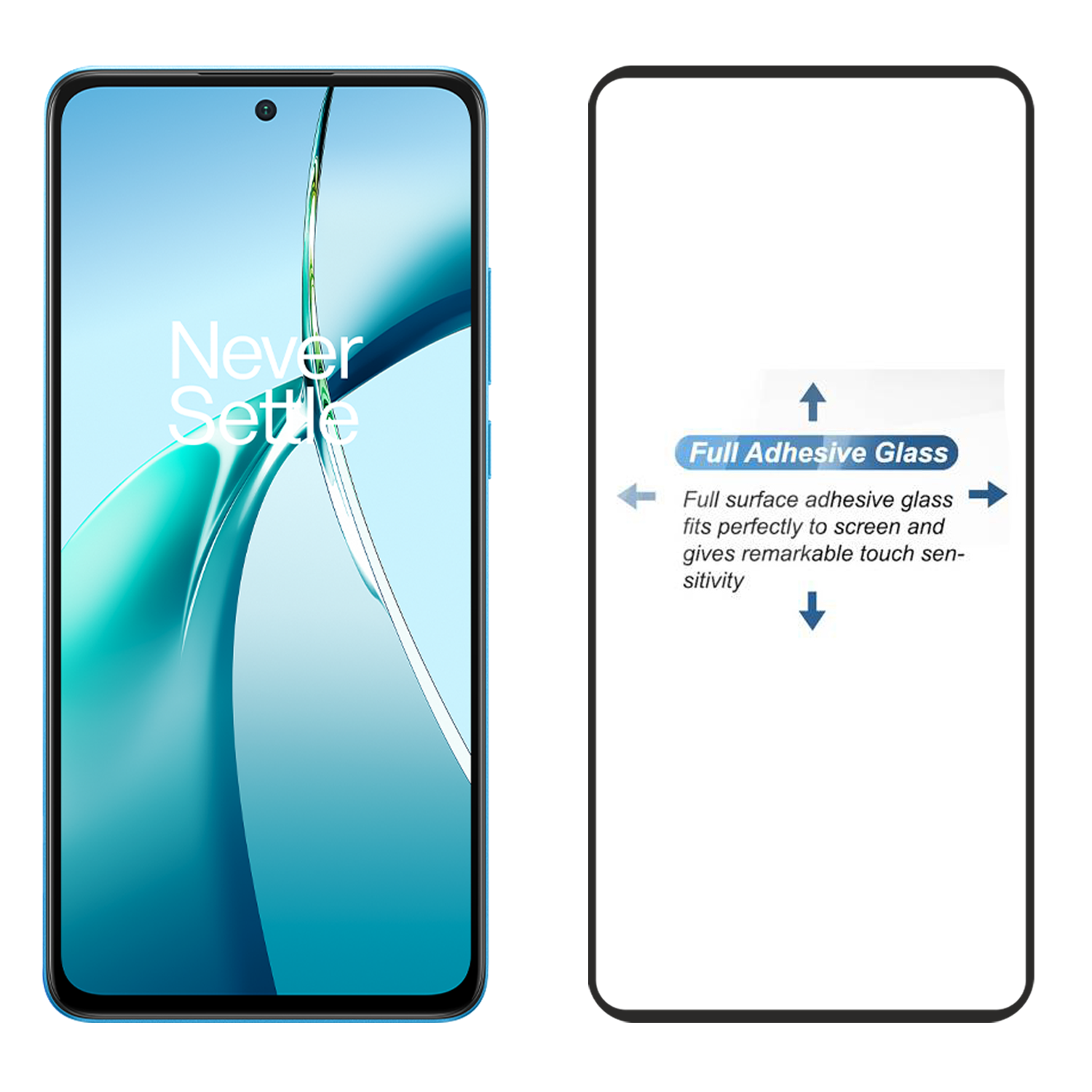 Tempered Glass for OnePlus Nord CE 4 Lite (Black) Edge to Edge , Pack of 1