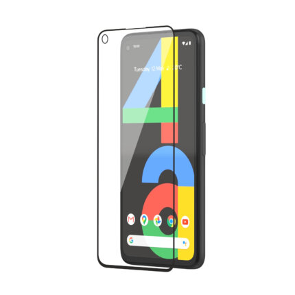 Tempered Glass for Google Pixel 4A 4G (Black) Edge to Edge , Pack of 1