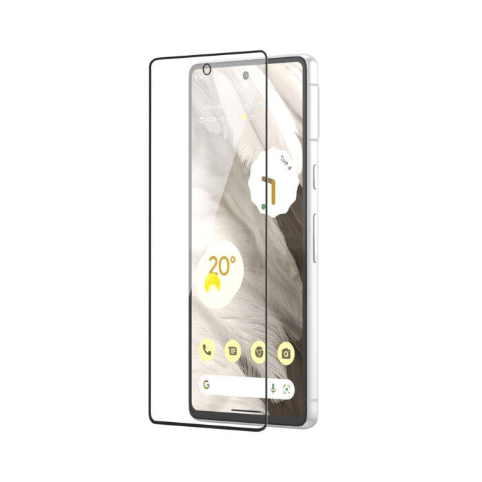Tempered Glass for Google Pixel 7 (Black) Edge to Edge , Pack of 1 - Image 1