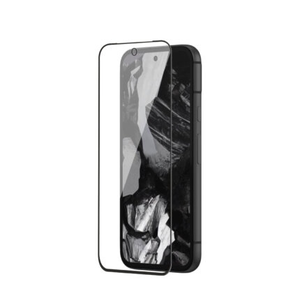 Tempered Glass for Google Pixel 8A (Black) Edge to Edge , Pack of 1