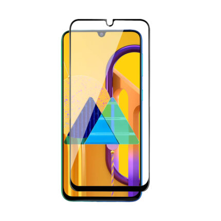 Tempered Glass for Samsung Galaxy M31 , M21 , F41 (Black) Edge to Edge , Pack of 1