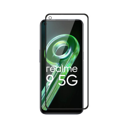 Tempered Glass for Realme 9i / Realme 9 Pro / Realme 9 5G (Black) Edge to Edge , Pack of 1