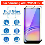 Tempered Glass for Samsung Galaxy A05 / M05 / F05 (Black) Edge to Edge , Pack of 1 - Image 4