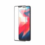 Tempered Glass for Oneplus 6 (Black) Edge to Edge, Pack of 1