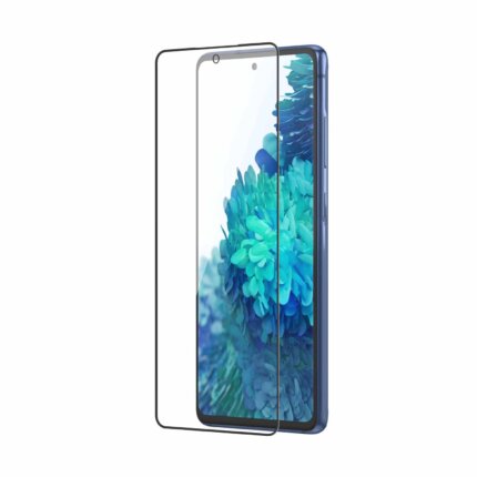 Tempered Glass for Samsung Galaxy S20 FE (Black) Edge to Edge, Pack of 1