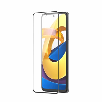 Tempered Glass for Redmi Note 11T 5G / Xiaomi Poco M4 Pro 5G (Black) Edge to Edge , Pack of 1