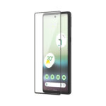 Tempered Glass for Google Pixel 6A (Black) Edge to Edge , Pack of 1