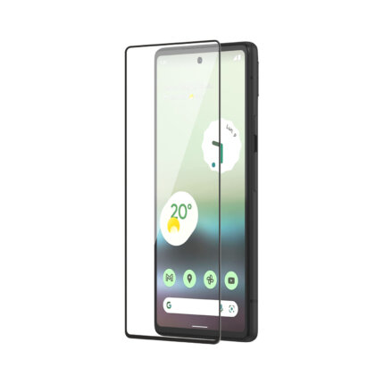 Tempered Glass for Google Pixel 6A (Black) Edge to Edge , Pack of 1