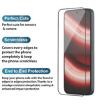 Tempered Glass for Nothing Phone 2A / Nothing Phone 2A Plus (Black) Edge to Edge , Pack of 1 - Image 2