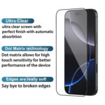 Tempered Glass for Apple iPhone 16 Pro Max, Pack of 1 - Image 3