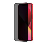 POPIO Privacy Tempered Glass for iPhone 13 , iPhone 13 Pro , iPhone 14 , iPhone 16E (Black) , Pack of 1