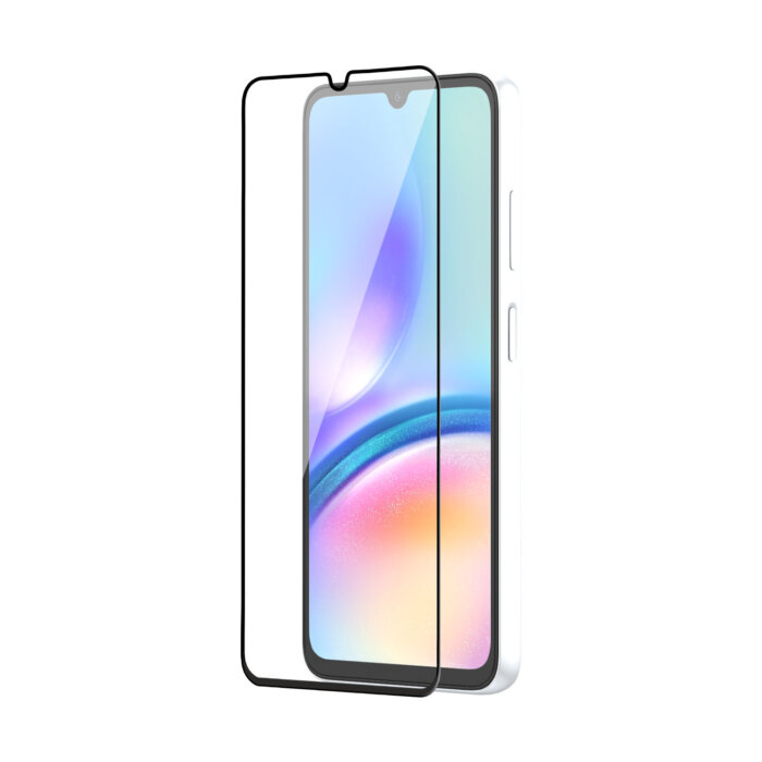 Tempered Glass for Samsung Galaxy A05 / M05 / F05 (Black) Edge to Edge , Pack of 1 - Image 1