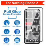 Tempered Glass for Nothing Phone 2 (Black) Edge to Edge , Pack of 1 - Image 4