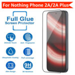 Tempered Glass for Nothing Phone 2A / Nothing Phone 2A Plus (Black) Edge to Edge , Pack of 1 - Image 4