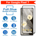 Tempered Glass for Google Pixel 7 (Black) Edge to Edge , Pack of 1 - Image 5