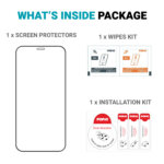 Tempered Glass for iPhone 12 Pro Max (Black) Edge to Edge , Pack of 1 - Image 6