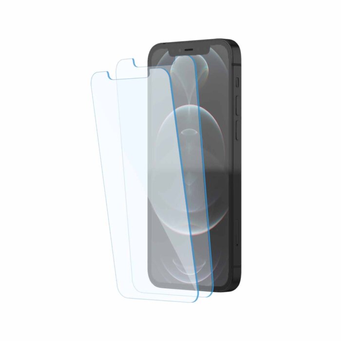 Tempered Glass for Apple iPhone 12 Pro Max (Transparent) Pack of 2 - Image 1
