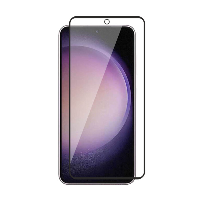 Tempered Glass for Samsung Galaxy S23 FE 5G (Black) Edge to Edge, Pack of 1 - Image 1
