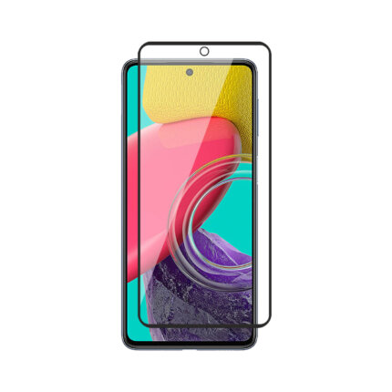 Tempered Glass for Samsung Galaxy M52 5G / Samsung Galaxy M53 (Black) Edge to Edge , Pack of 1