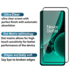 Tempered Glass for OnePlus Nord CE3 (Black) Edge to Edge , Pack of 1 - Image 3