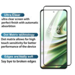 Tempered Glass for OnePlus Nord CE4 (Black) Edge to Edge , Pack of 1 - Image 3