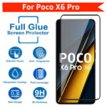 Tempered Glass for Xiaomi Poco X6 Pro , Poco F6  (Black) Edge to Edge , Pack of 1 - Image 4