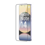 Tempered Glass for Redmi Note 14 (Black) Edge to Edge , Pack of 1