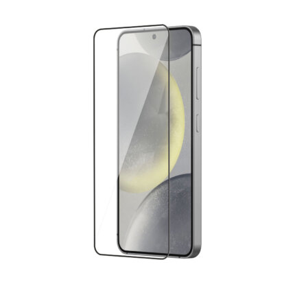 Tempered Glass for Samsung Galaxy S22 Plus / S23 Plus , (Black) Edge to Edge , Pack of 1 ( No Guarantee for Finger Print )