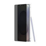 POPIO Privacy Tempered Glass for Samsung Galaxy S25 Ultra (Black) , Pack of 1 (Fingerprint may or may not work)