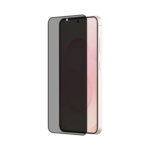 POPIO Privacy Tempered Glass for Samsung Galaxy S25 (Black) , Pack of 1 (Fingerprint may or may not work)