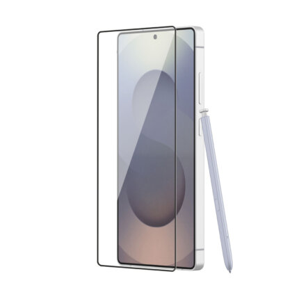 Tempered Glass for Samsung Galaxy S25 Ultra (Black) Edge to Edge , Pack of 1 ( No Guarantee for Finger Print )