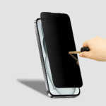 POPIO Privacy Tempered Glass for iPhone 12 Mini (Black) , Pack of 1 - Image 3