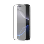 Matte Finish Gaming Tempered Glass Compatible for iPhone 16 Pro Max (Black) Edge to Edge Coverage , Anti-Glare