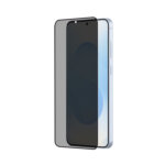 POPIO Privacy Tempered Glass for Samsung Galaxy S25 Plus (Black) , Pack of 1 (Fingerprint may or may not work)