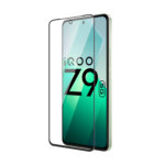 Tempered Glass for vivo iQOO Z9(Black) Edge to Edge , Pack of 1
