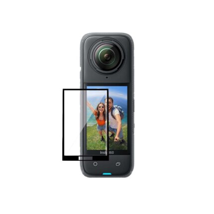 POPIO Tempered Glass Screen Protector Compatible For Insta 360 Action Camera X4 with Edge to Edge Coverage and Installation Kit