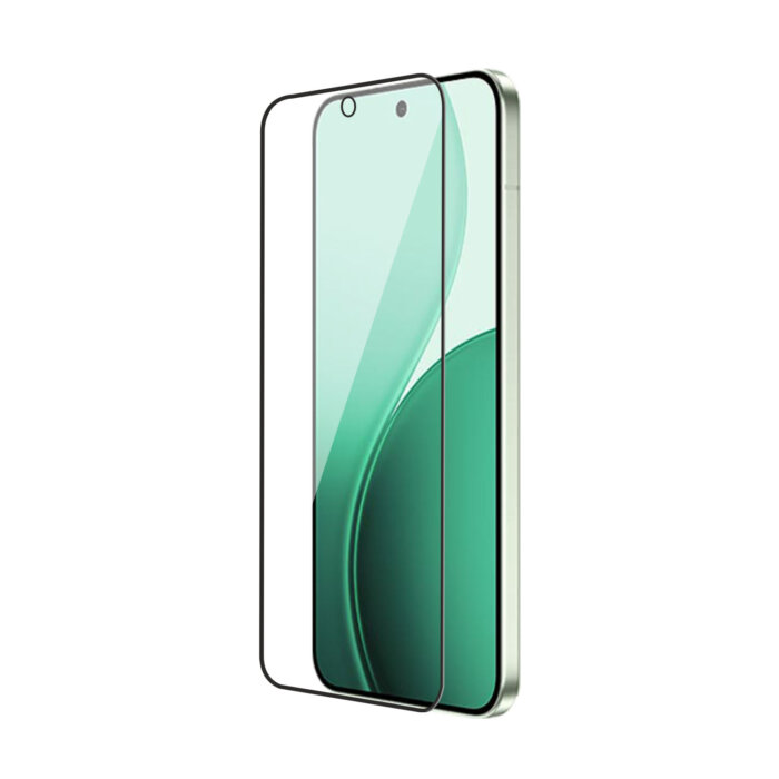 Tempered Glass for Oppo Reno 14 (Black) Edge to Edge , Pack of 1 - Image 1